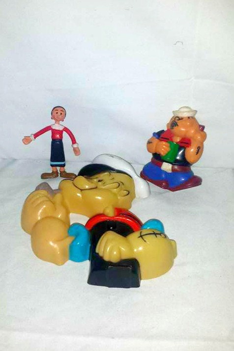 Vintage POPEYE Toys Lot of 3 Instant by JunkYardBlonde on Etsy
