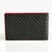 Common Fibers Mens Slim Red Real Carbon Fiber Bifold Wallet with RFID Credit Card Protection
