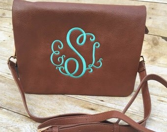 Monogrammed Purse, Monogrammed Crossbody, Personalized Handbag, Womens Gift, Tote, Crossbody, Monogrammed Bag, Christmas Gift