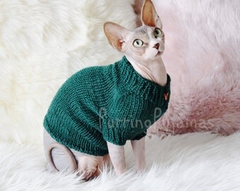 FREE SHIPPING, cat sweater, sweater for cat, sweater for sphynx, cat clothes, clothes for cat, sphynx clothes, clothes for sphynx
