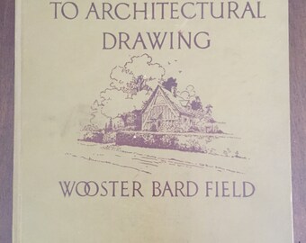 An Introduction to Architectural Drawing, 1932 vintage book