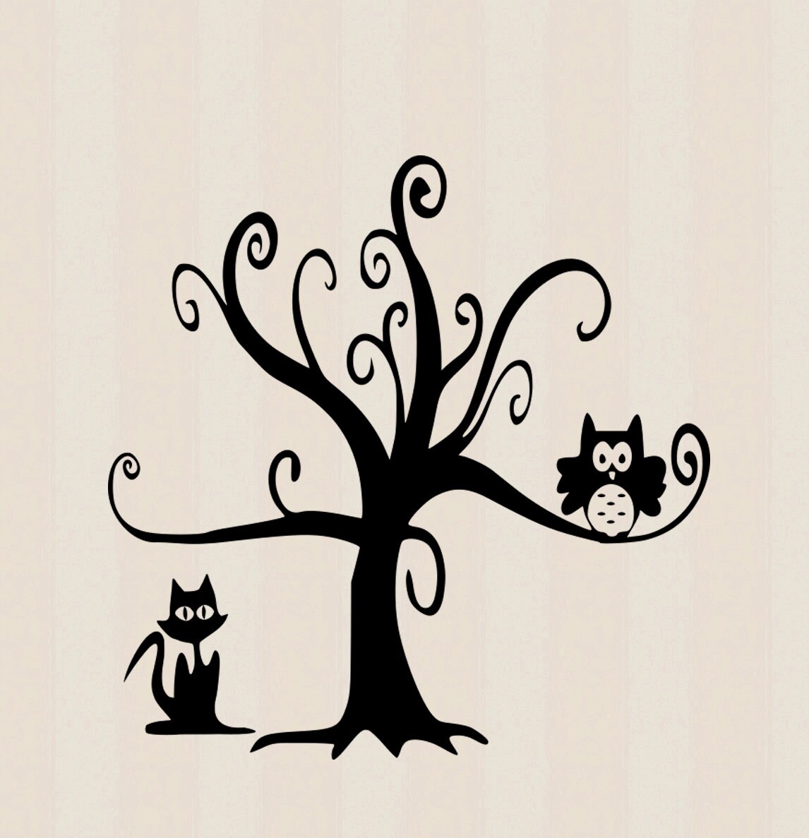 Download Owl in SPooky tree Svg and PNG Format for by JenCraftDesigns