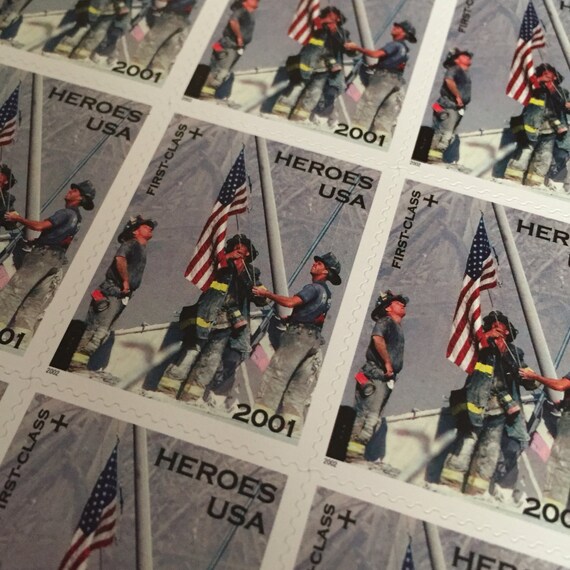 Heroes USA America Responds U.S. Postage Stamps