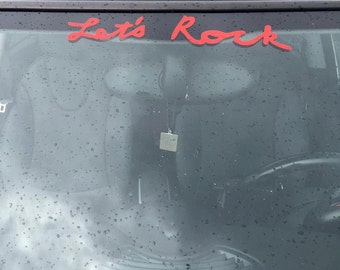 Let's Rock - Twin Peaks vinyl sticker