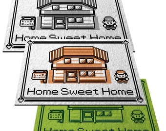 Pokemon, "Home Sweet Home" - 24" x 36" Doormat Welcome Floormat
