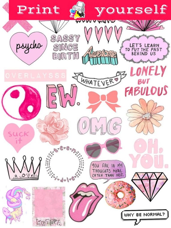 Sticker Tumblr Collage
