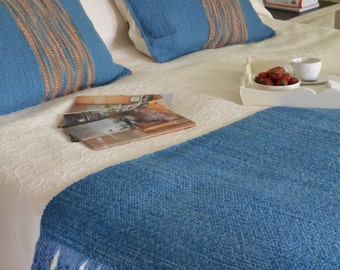 Light blue/Light blue orange bed set bed set