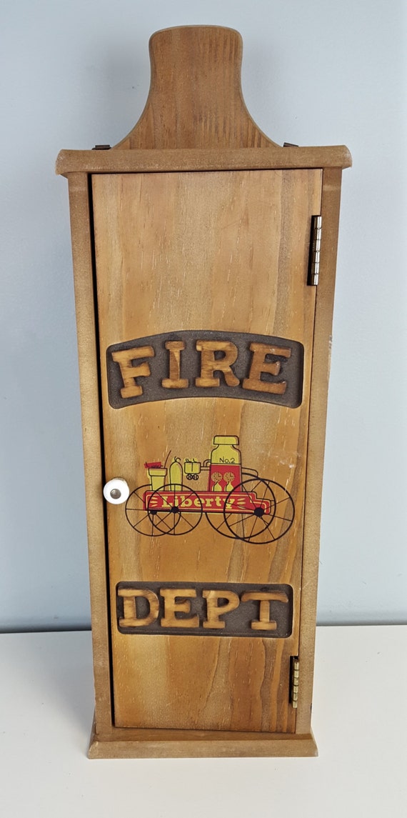 Wooden Fire Extinguisher Fire Dept. Extinguisher
