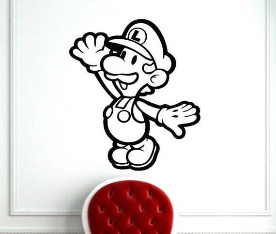 Super Mario Stickers Wall Vinyl Decals Home Interior Murals