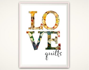 Quilt Wall Art - Gifts for Quilters, Craft Room Decor, Craft Room Wall Art, Sewing Room Print, Sewing DIGITAL Gift, Quilting Sign, Sewers