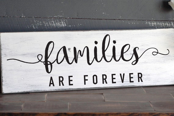 Families Are Forever Sign Family Home Wall Art LDS Art