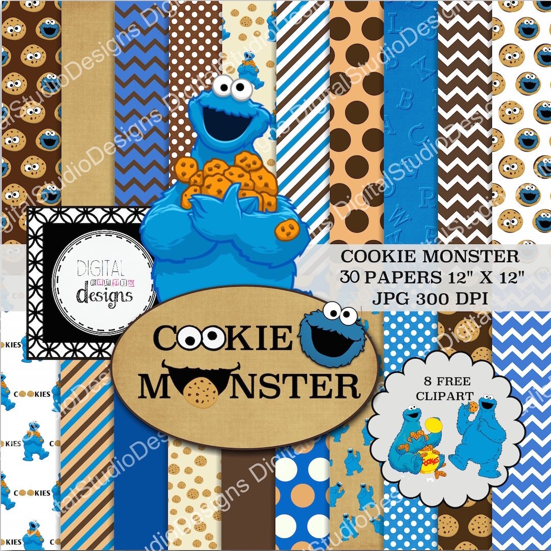 Original cookie monster cookie recipe picture