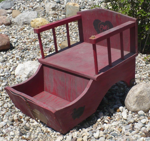 wooden circus wagon