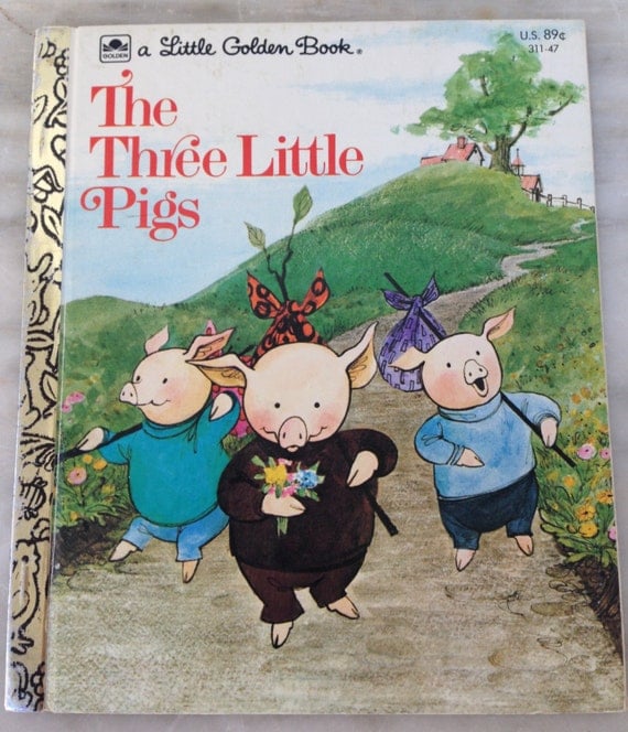 Three Little Pigs Golden Book