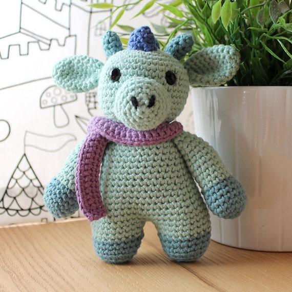 Dragon - Animalius. Amigurumi Pattern PDF.