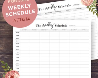 weekly scheduale