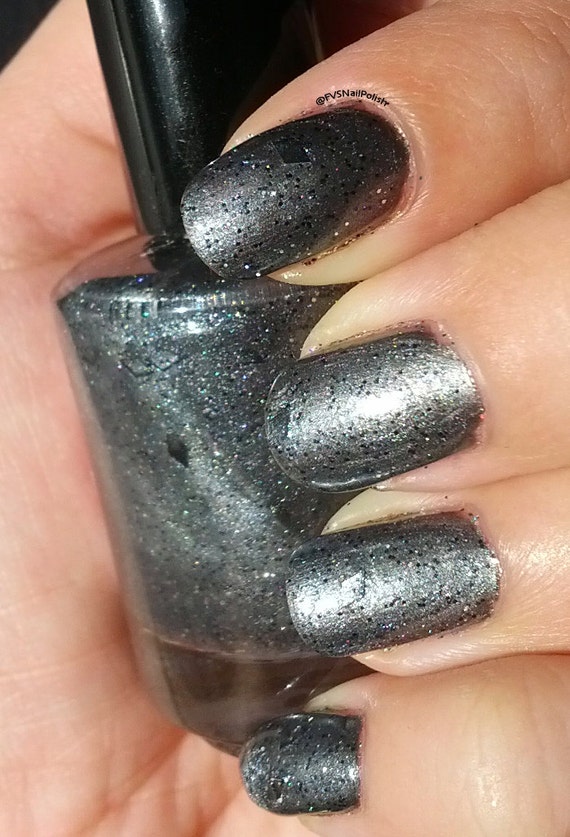 Black Magik Gunmetal Indie Nail Polish Metallic by FVSNailPolish