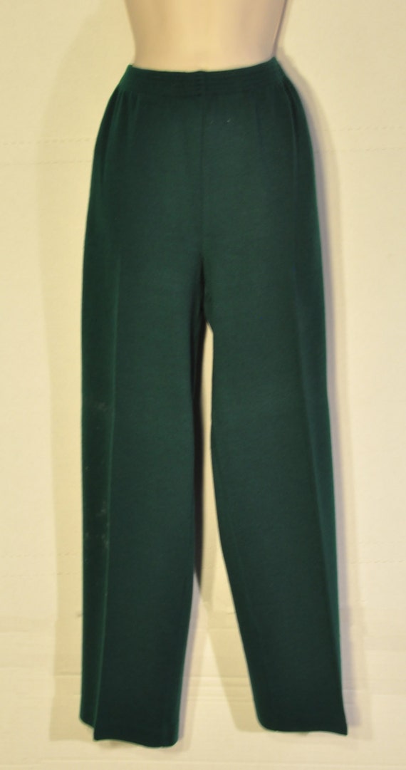 womens dark green trousers