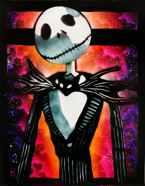 Jack Skellington Poster Jack Skellington wall art spray