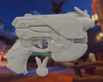 Overwatch D. VA Light Gun 3D Model (FILES ONLY)