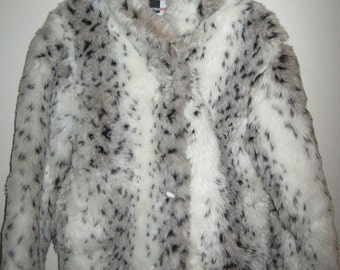 Spotted fur coat | Etsy