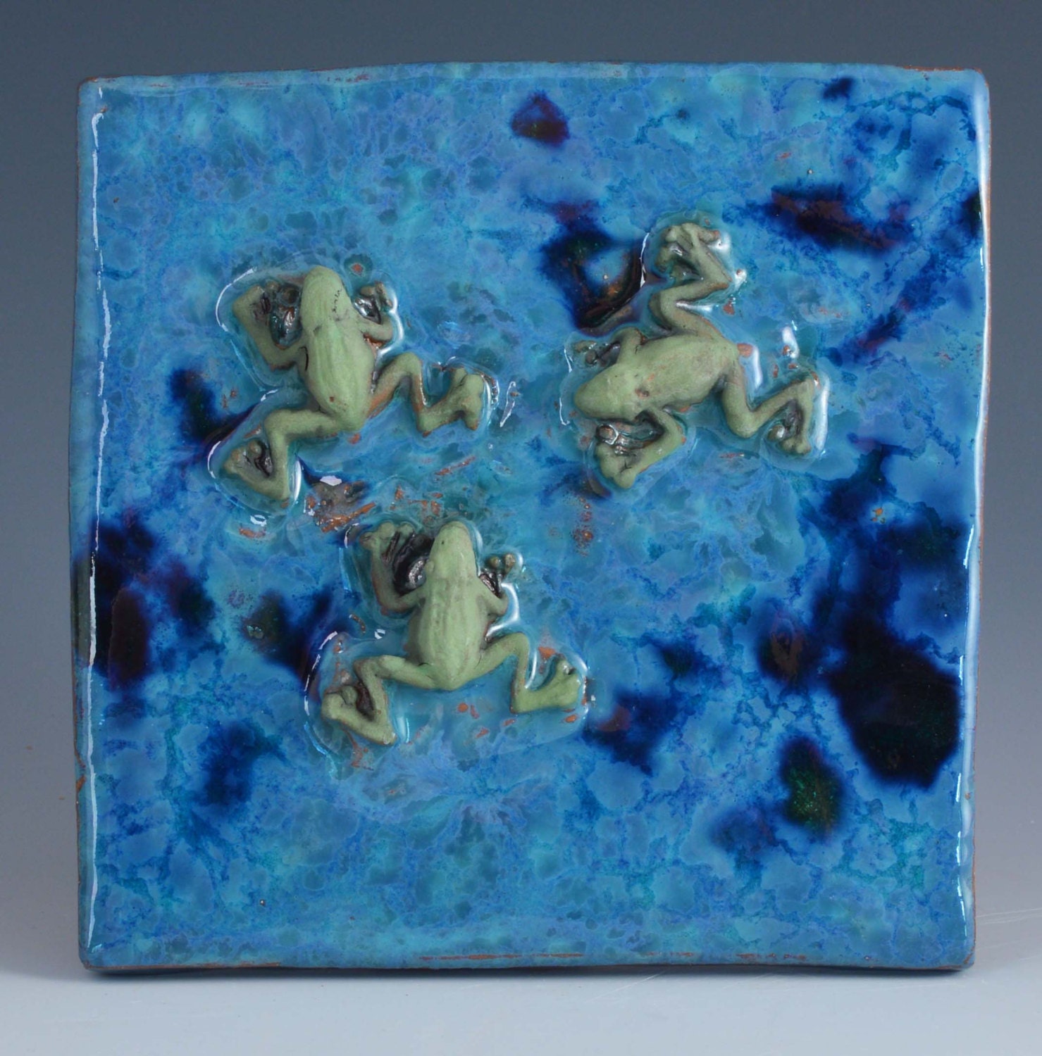 Decorative Ceramic Tile Frogs Pond Wall Tile