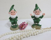 Lefton Leprechaun Pixie Elf St. Patrick's Day Figurine