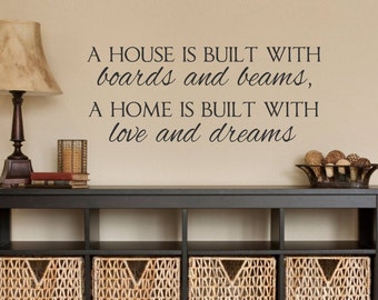 Items similar to A House is Built with Boards and Beams A ...