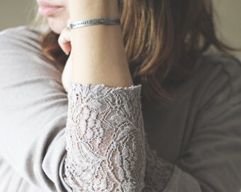 Fear not cuff. " Fear not for the forest runs through your veins " - k.wave . cuff bracelet