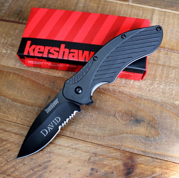 Kershaw Black Clash Folding Serrated SpeedSafe Knife