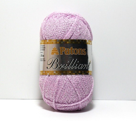 Yarn Sale Patons Brilliant 1 Skein of Sparkling Rose