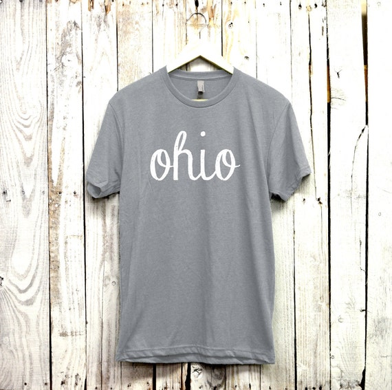 Ohio Shirt. Ohio State. Ohio Script Shirt. Men's Clothing.