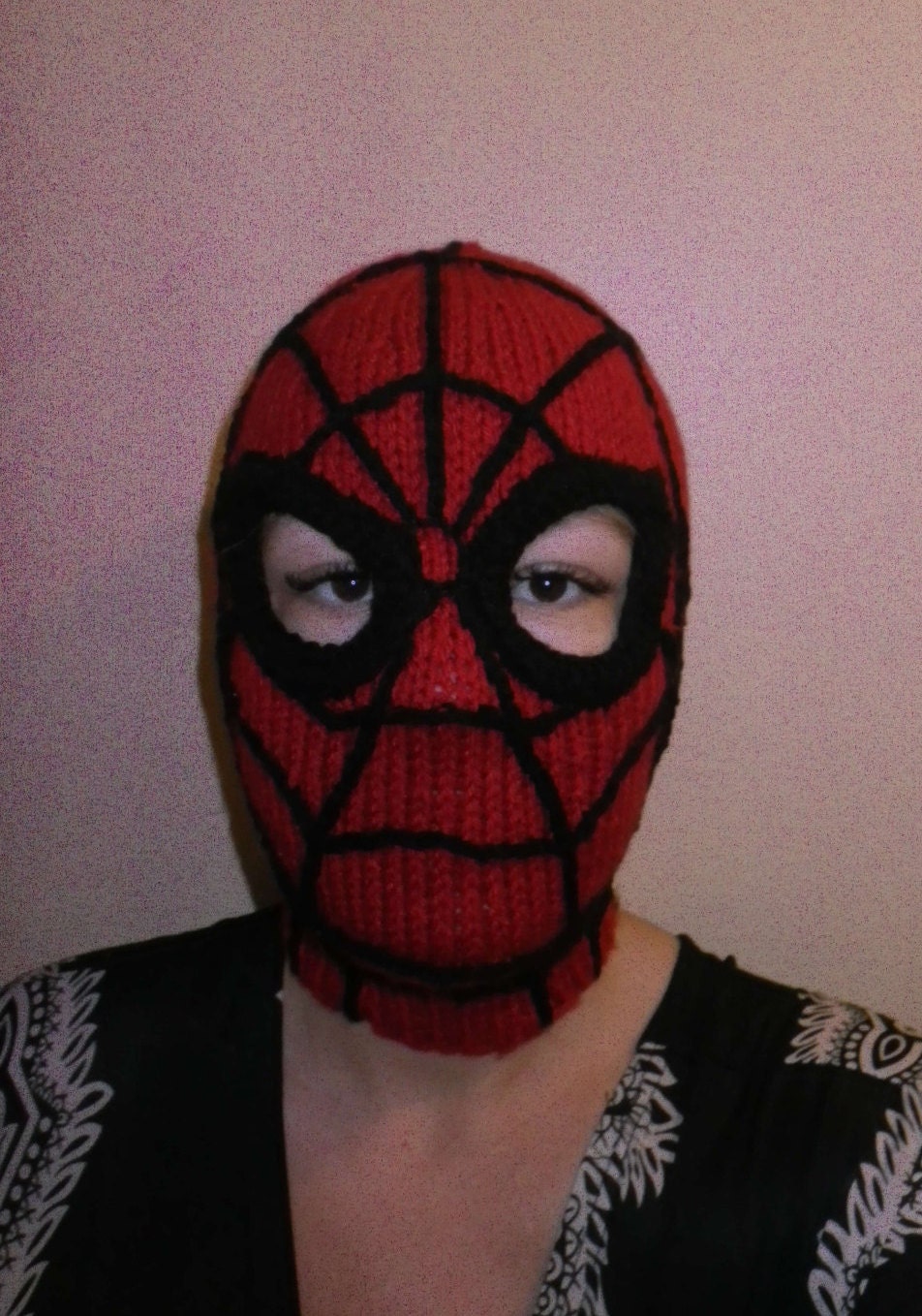 FREE SHIPPING Spider Man Ski Mask by BusiHands on Etsy