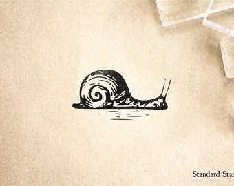 Snail stamp | Etsy