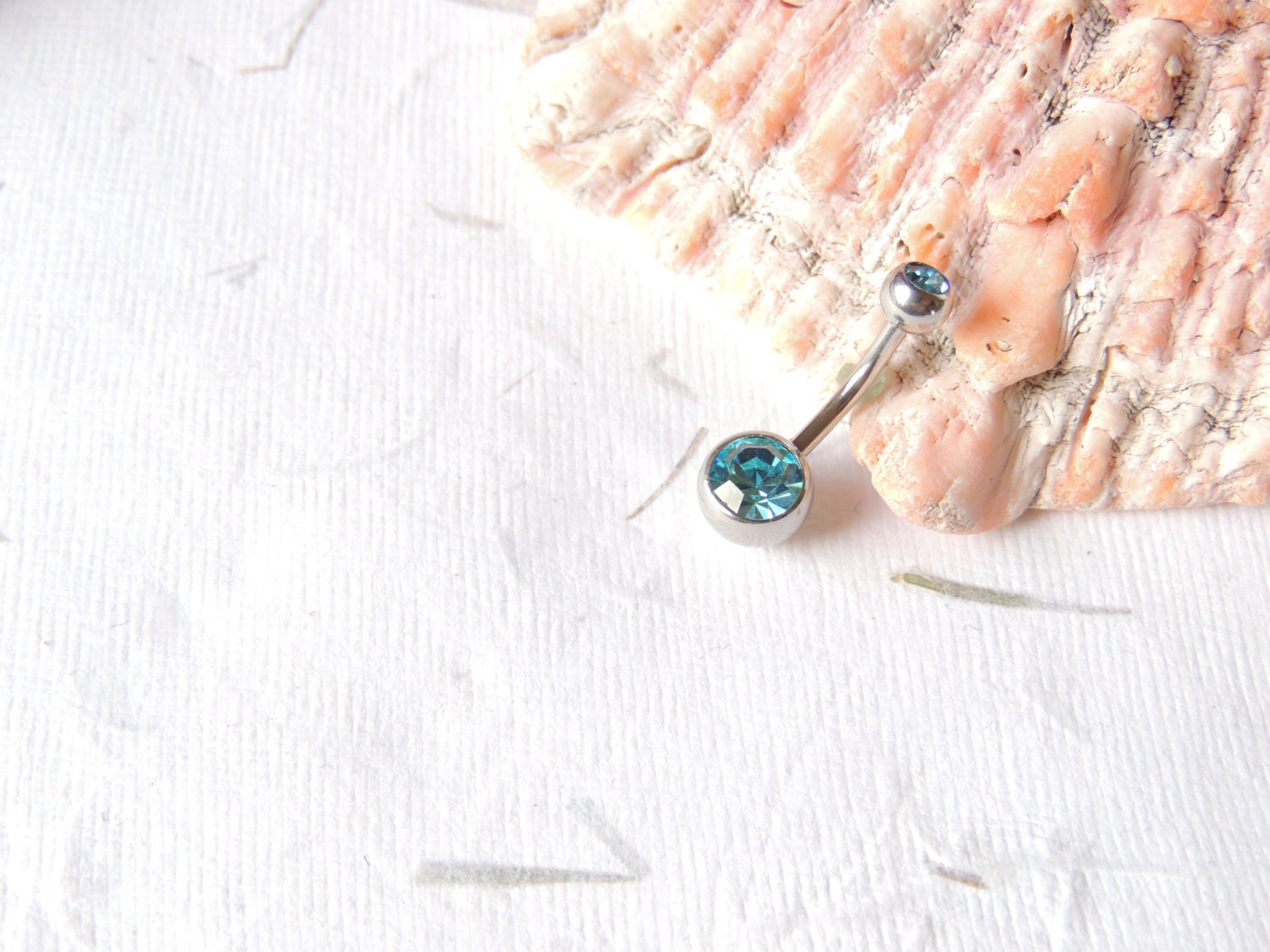 Simple Belly Button Ring Small Belly Ring 14g Simple Belly