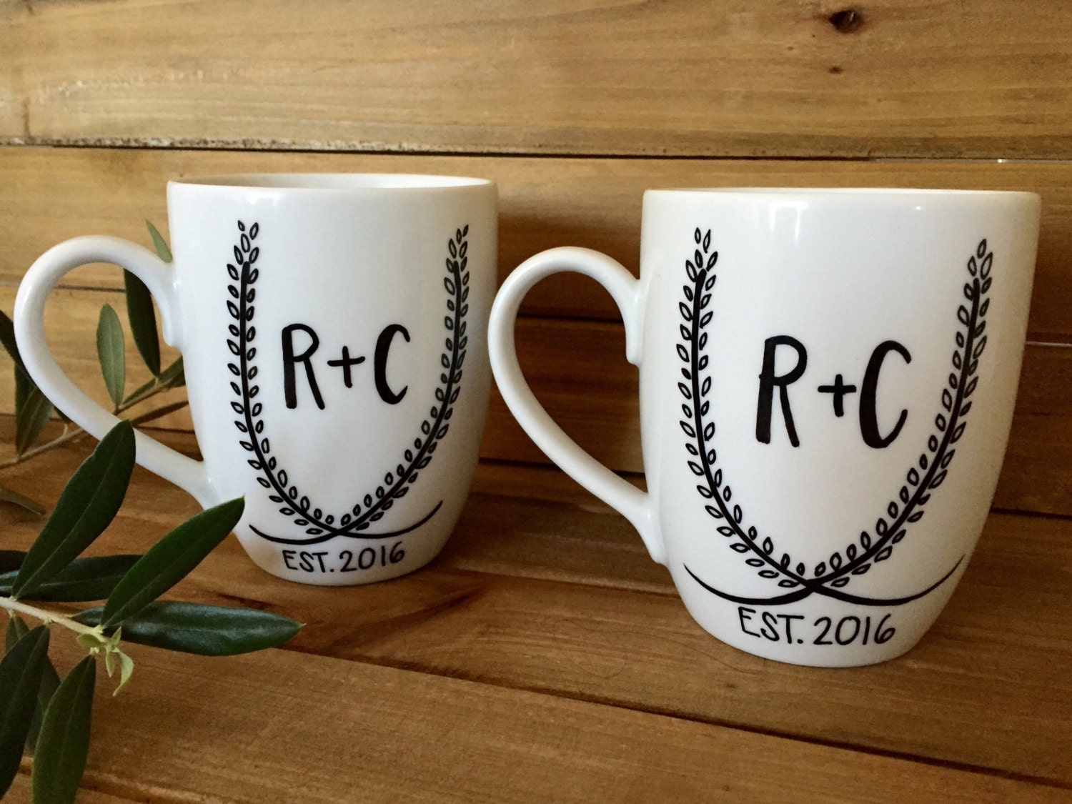 personalized coffee mug . wedding gifts . engagement gifts