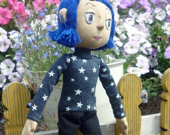 coraline cat plush