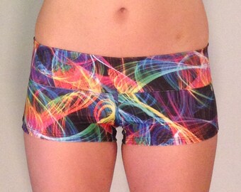 Skull Trippy Psychedelic Women's Shorts