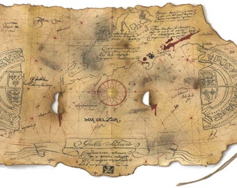 Jack Sparrow Map