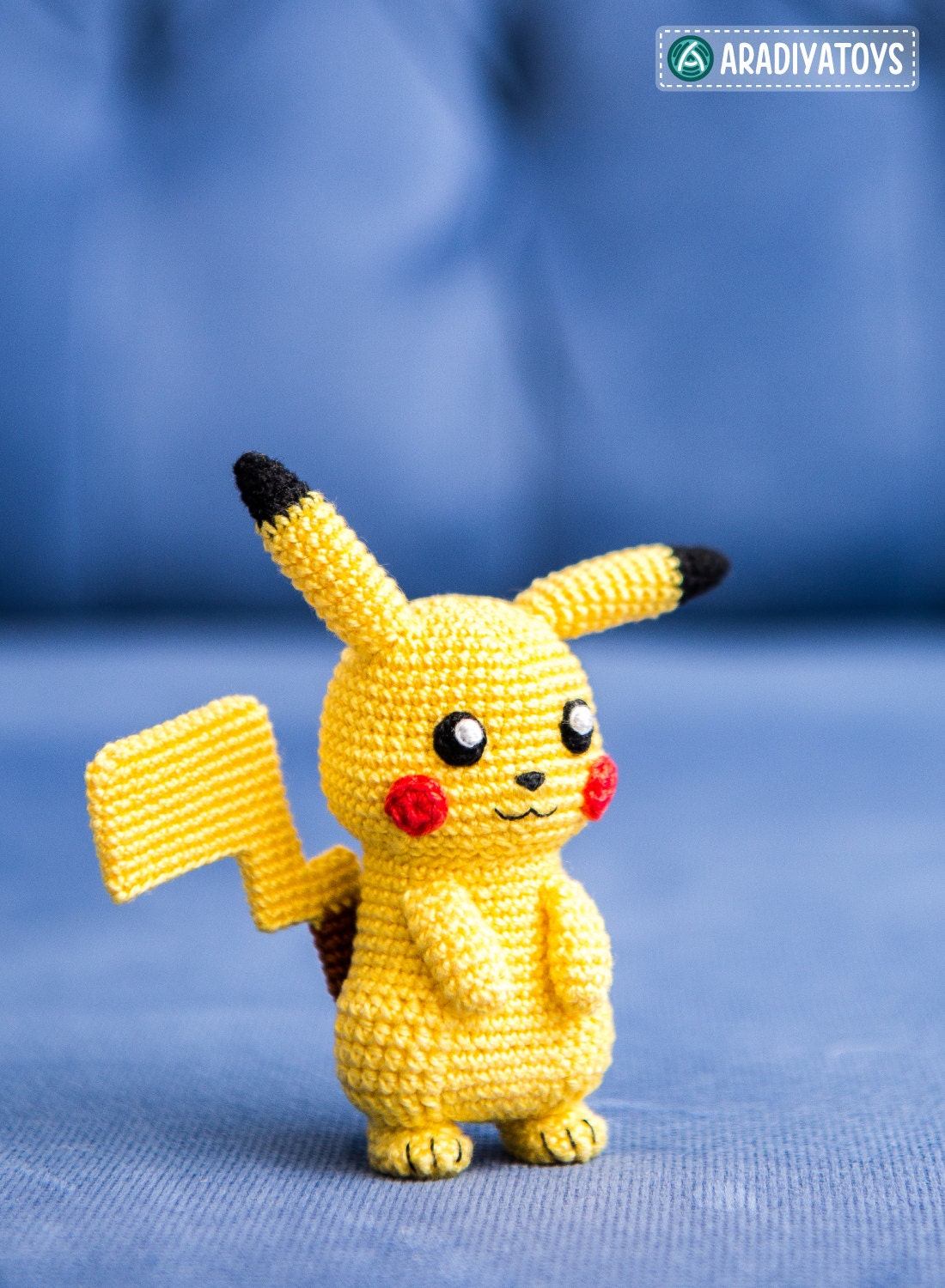 Crochet Pattern of Pikachu from Pokemon Amigurumi
