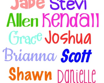 Personalized Name Decal | Yeti Cup Decal | Laptop Decal | Mac Book Decal