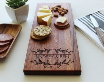 Cheese Board, Personalized Cutting Board, Custom Name, Wedding Gift, Valentine, Anniversary, Personalized Womens, Gift For Her, Husband Gift