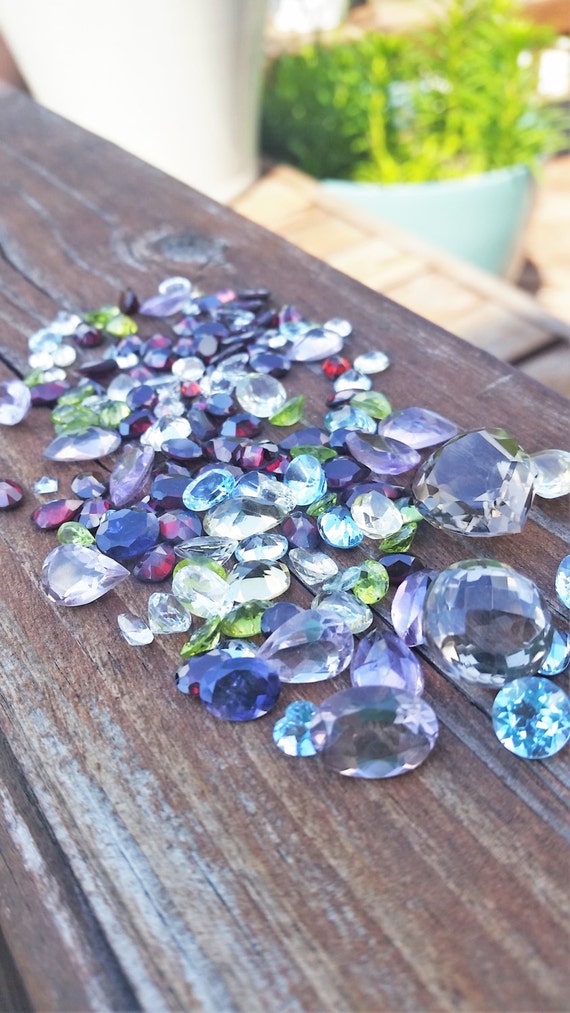 400 CTS Natural Gemstones Bag of Gems by TwistedJewelerInc