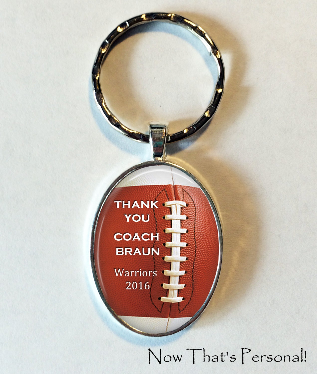 FOOTBALL COACH Football coach gift Football Keychain