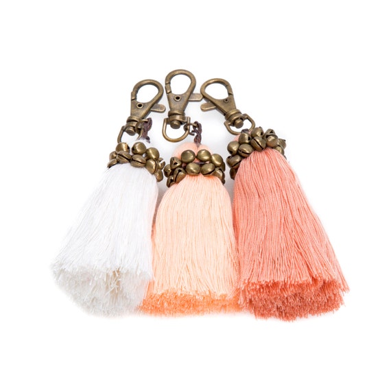 Tassel keychainKeychain accessoriesKeychain by MAYFIFTEEN on Etsy