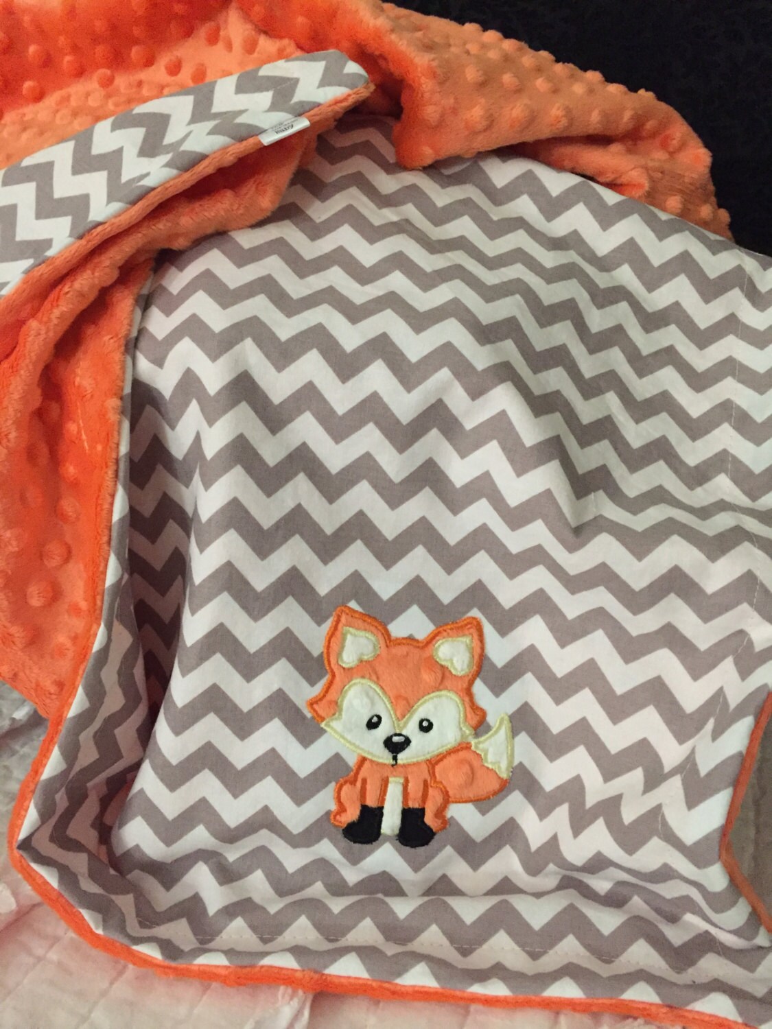 fox plush blanket