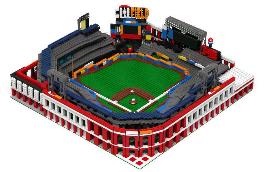 CitiField New York Mets Baseball Stadium Brick Model