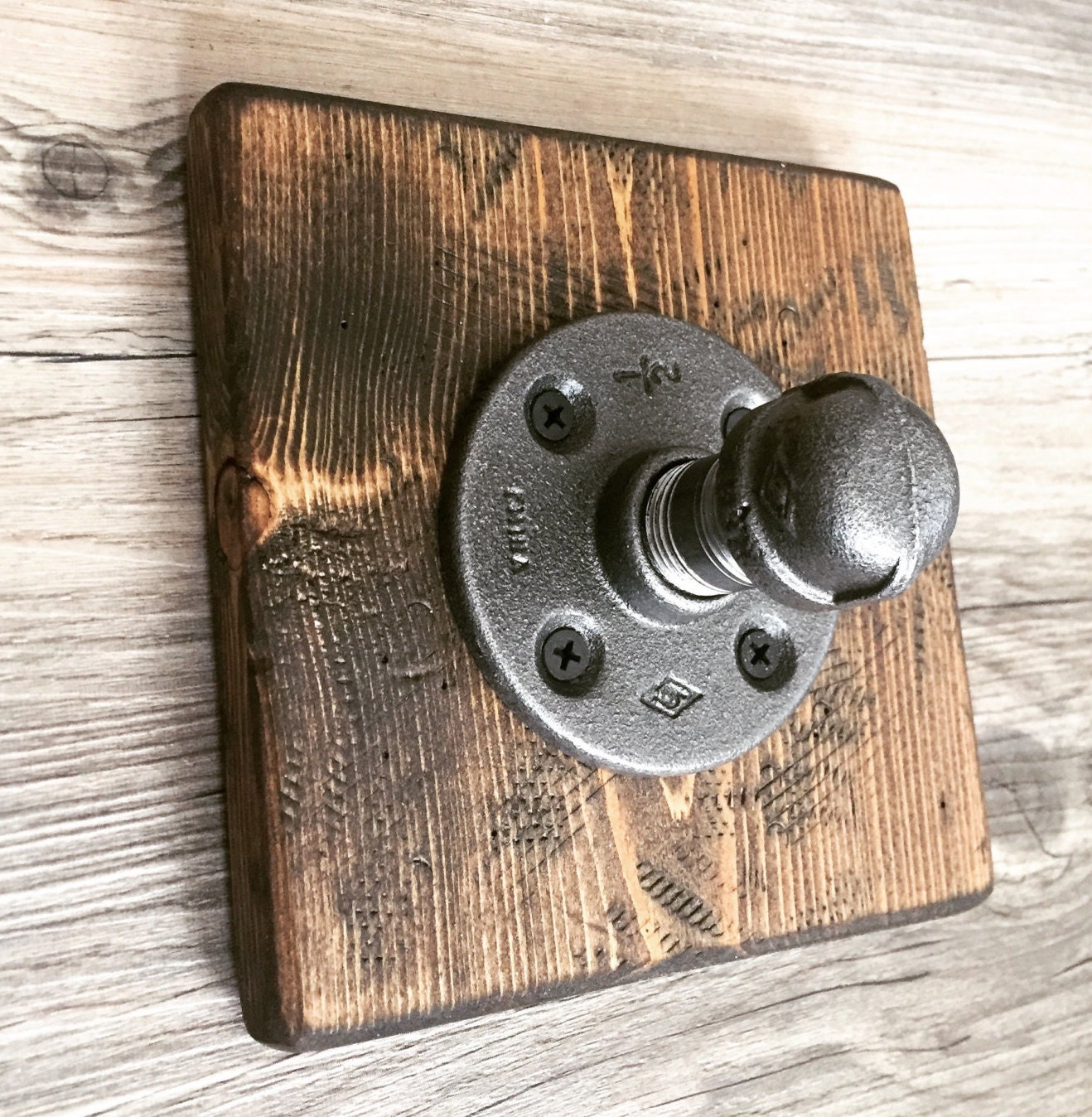 Rustic Industrial Handmade Hook Towel Hook Bathroom