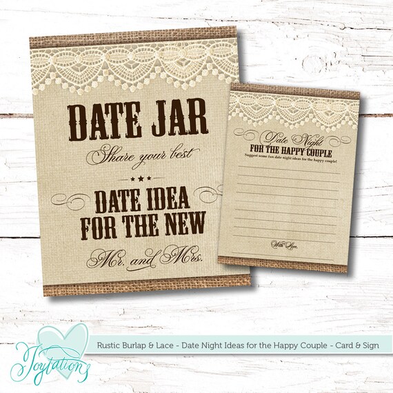 Bridal Shower Date Night Ideas for the Happy Couple Game