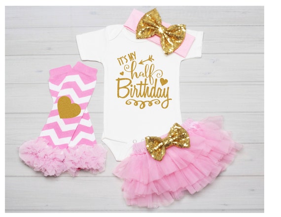 Girl Half birthday outfit 1/2 birthday outfit by SimplyChicCouture